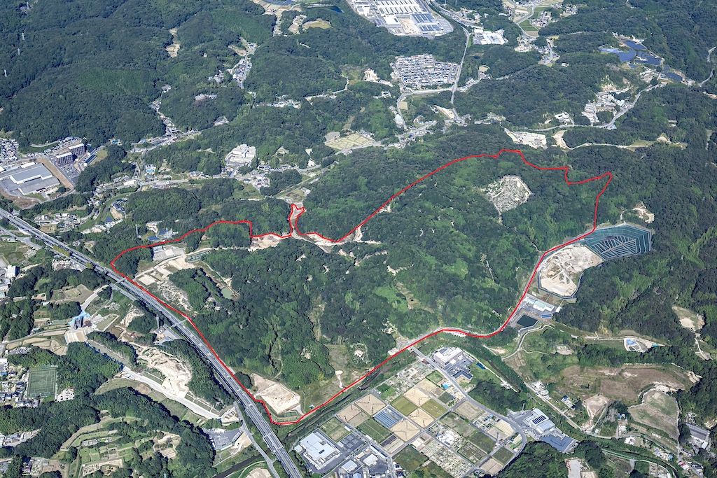 造成工事エリアの全景です。