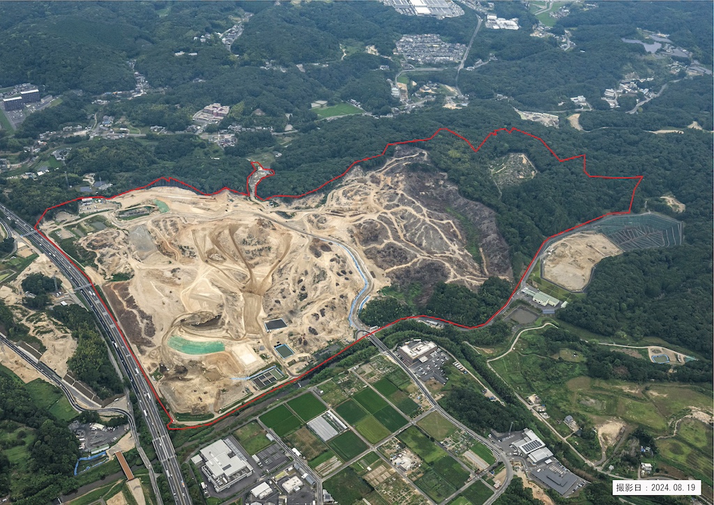 造成工事エリアの全景です。