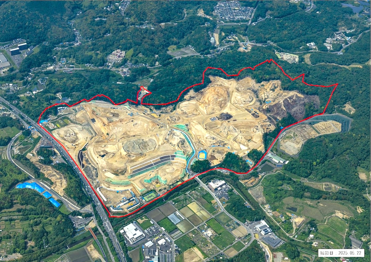 造成工事エリアの全景です。