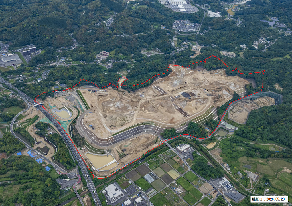 造成工事エリアの全景です。